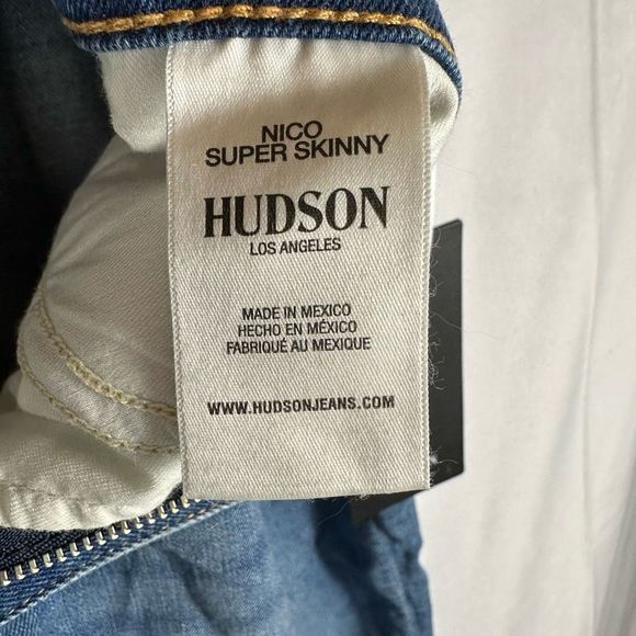 NWT Hudson Women’s Nico Midrise Super Skinny Ankle Denim Jeans Luca 29 - Picture 6 of 9